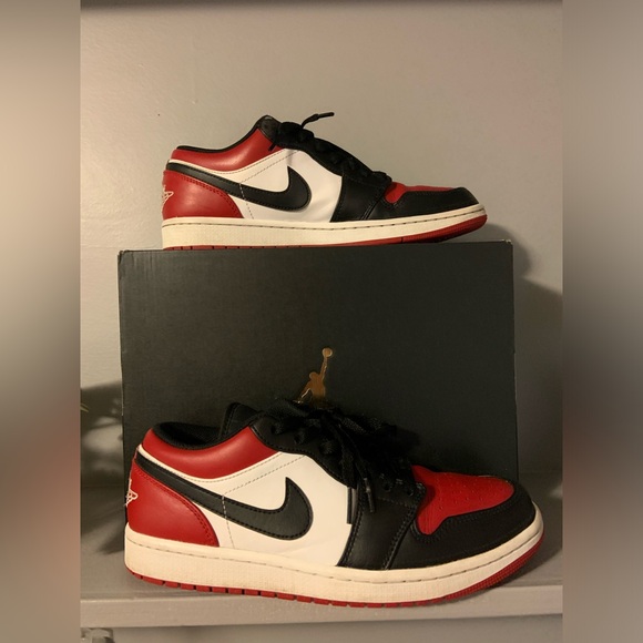 Jordan 1 Low bred toe - Picture 1 of 4